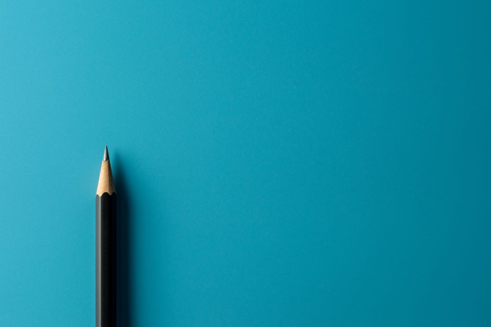 pencil on blue paper.jpg